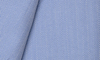 Camicia blu tessuto cotone twill doppio ritorto, lavorazine pregiata che rende il tessuto morbido e resistente